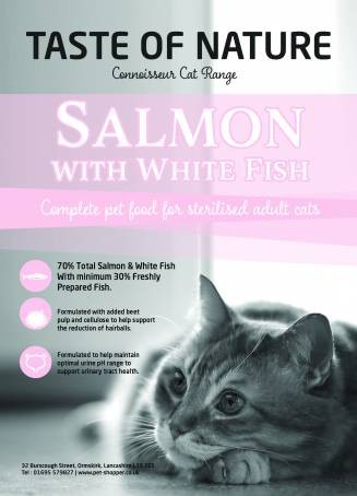 Taste of Nature Connoisseur Cat Salmon And White Fish 5kg